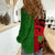 Malawi Women Casual Shirt With Coat Of Arms Mix African Pattern - Wonder Print Shop