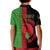 Personalised Malawi Kid Polo Shirt With Coat Of Arms Mix African Pattern - Wonder Print Shop
