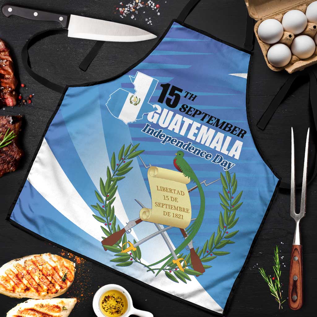 Guatemala Independence Day 1821 Apron Libre crezca fecundo - Wonder Print Shop