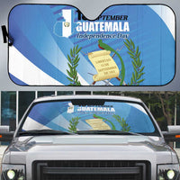 Guatemala Independence Day 1821 Auto Sun Shade Libre crezca fecundo - Wonder Print Shop