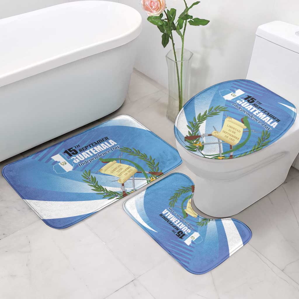 Guatemala Independence Day 1821 Bathroom Set Libre crezca fecundo - Wonder Print Shop