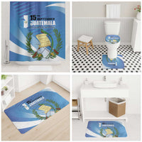 Guatemala Independence Day 1821 Bathroom Set Libre crezca fecundo - Wonder Print Shop