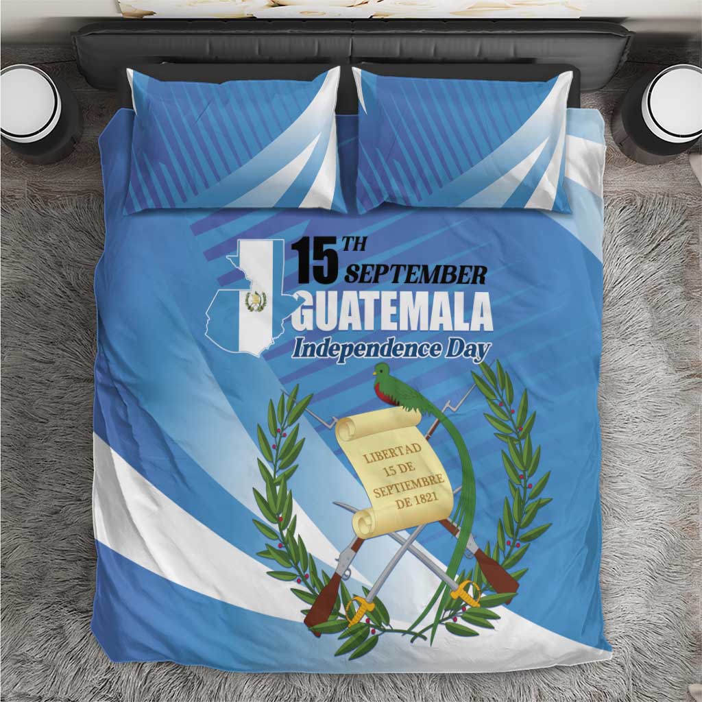 Guatemala Independence Day 1821 Bedding Set Libre crezca fecundo - Wonder Print Shop