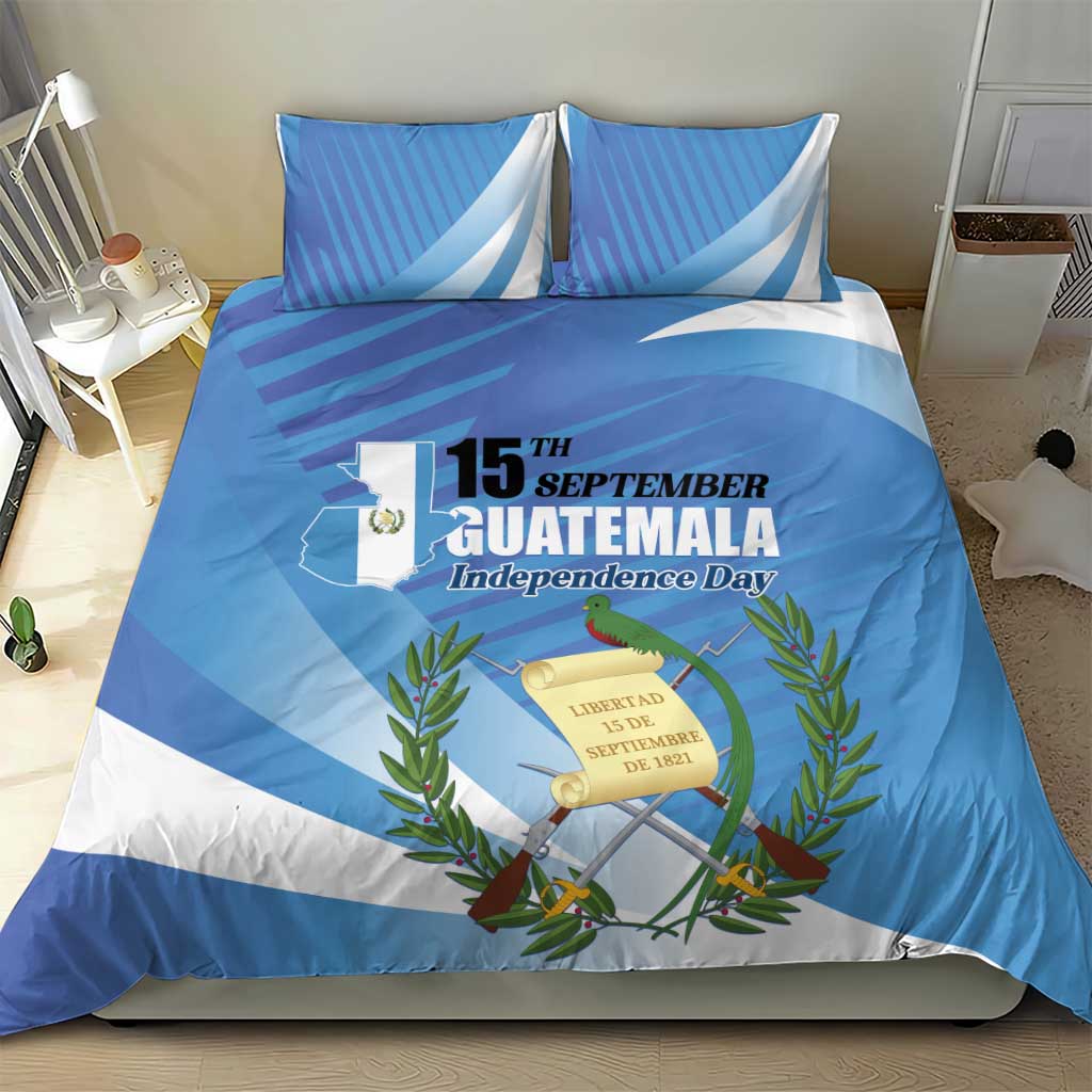 Guatemala Independence Day 1821 Bedding Set Libre crezca fecundo - Wonder Print Shop