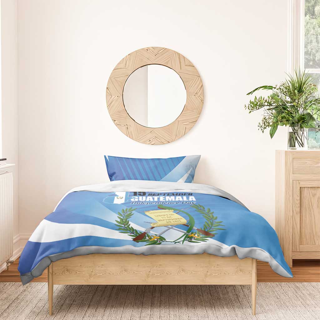 Guatemala Independence Day 1821 Bedding Set Libre crezca fecundo - Wonder Print Shop
