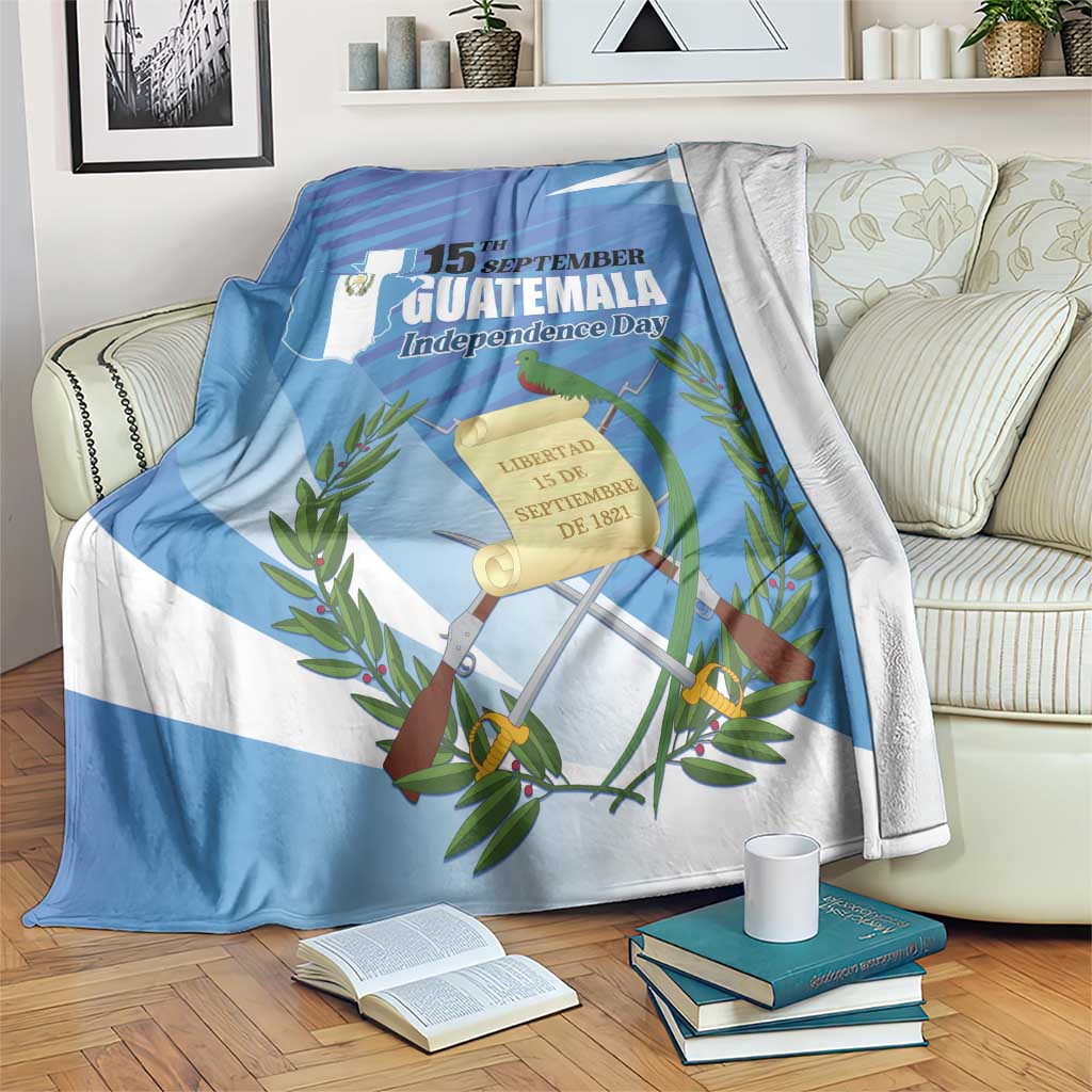 Guatemala Independence Day 1821 Blanket Libre crezca fecundo - Wonder Print Shop