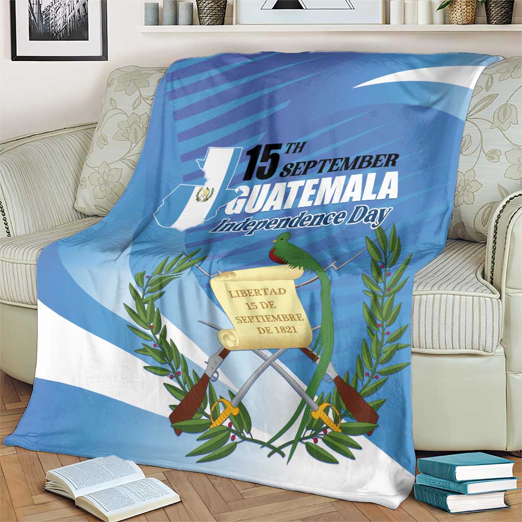 Guatemala Independence Day 1821 Blanket Libre crezca fecundo - Wonder Print Shop