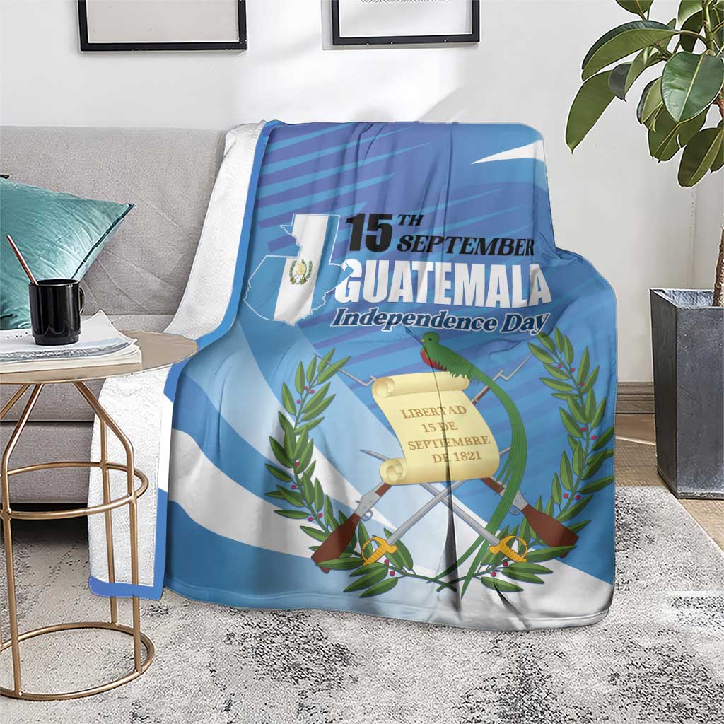 Guatemala Independence Day 1821 Blanket Libre crezca fecundo - Wonder Print Shop