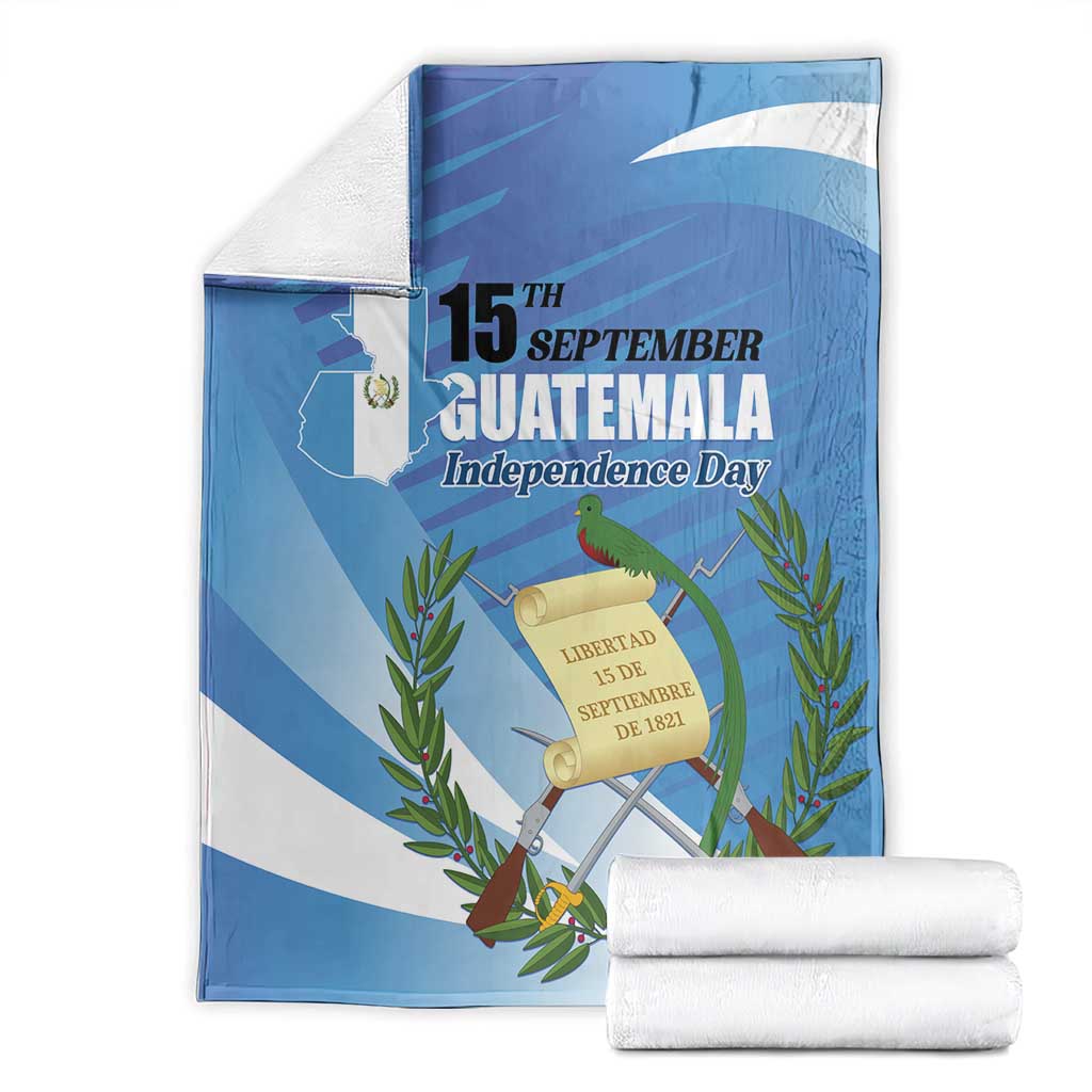 Guatemala Independence Day 1821 Blanket Libre crezca fecundo - Wonder Print Shop