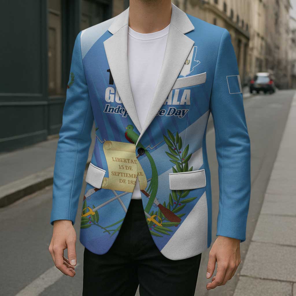Guatemala Independence Day 1821 Blazer Libre crezca fecundo - Wonder Print Shop