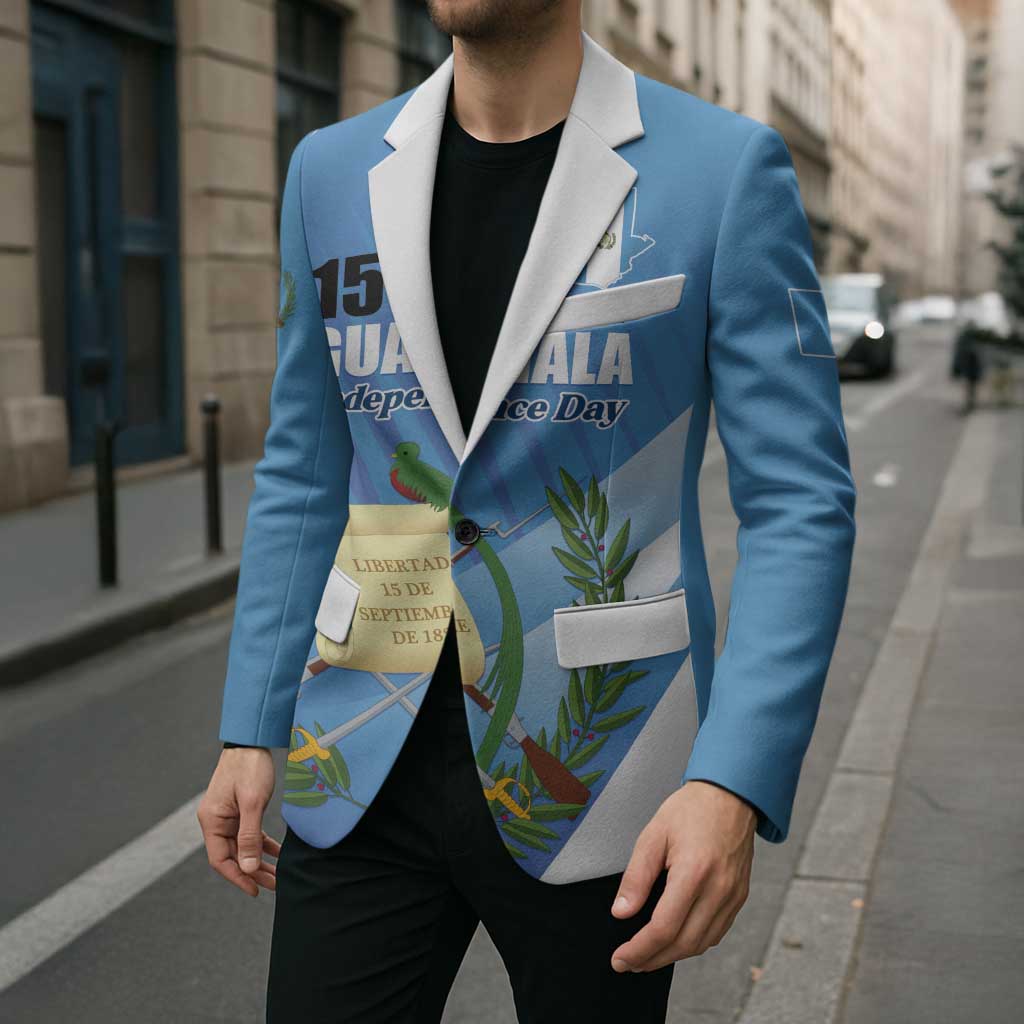 Guatemala Independence Day 1821 Blazer Libre crezca fecundo - Wonder Print Shop