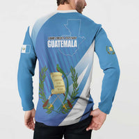 Guatemala Independence Day 1821 Button Sweatshirt Libre crezca fecundo - Wonder Print Shop