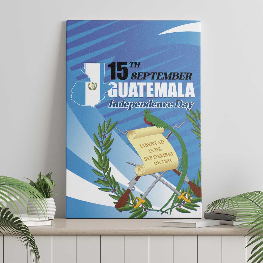 Guatemala Independence Day 1821 Canvas Wall Art Libre crezca fecundo - Wonder Print Shop