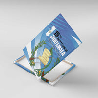 Guatemala Independence Day 1821 Canvas Wall Art Libre crezca fecundo - Wonder Print Shop