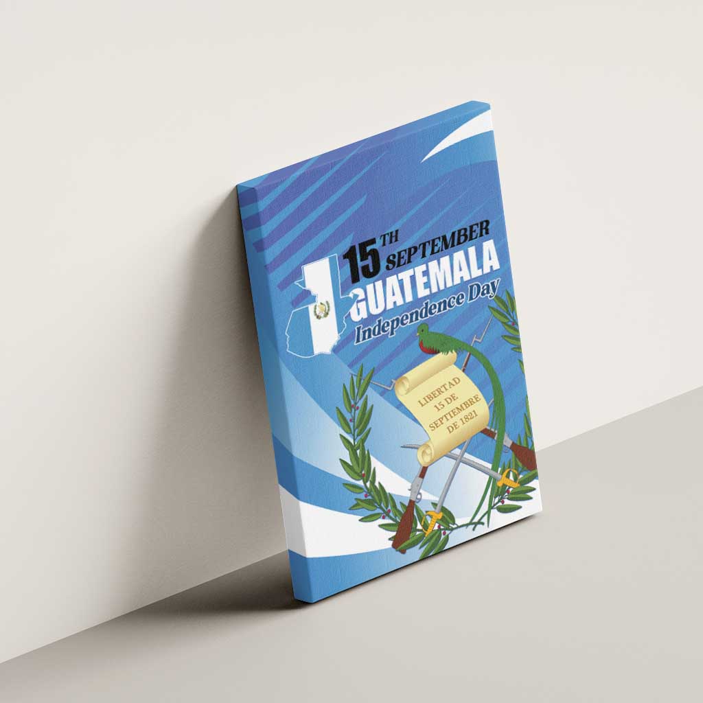 Guatemala Independence Day 1821 Canvas Wall Art Libre crezca fecundo - Wonder Print Shop