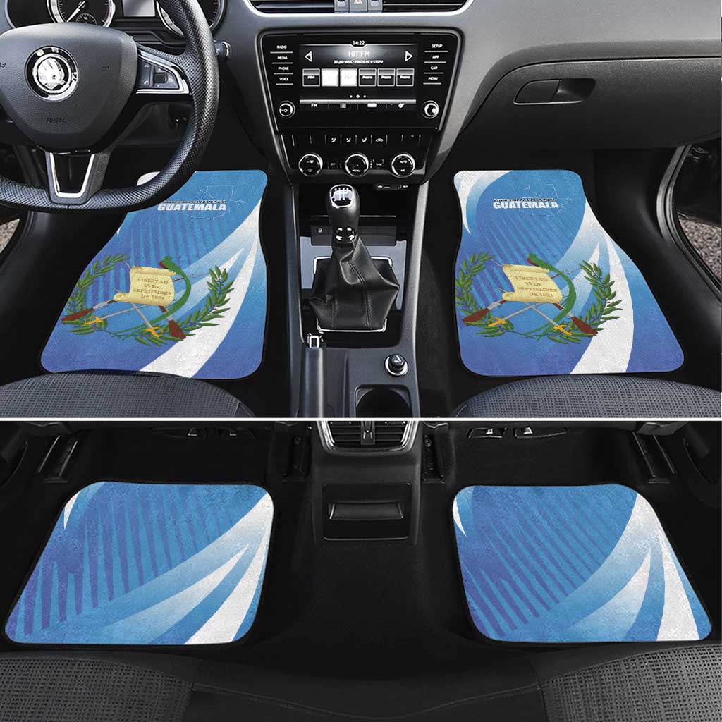 Guatemala Independence Day 1821 Car Mats Libre crezca fecundo - Wonder Print Shop