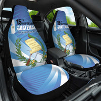 Guatemala Independence Day 1821 Car Seat Cover Libre crezca fecundo - Wonder Print Shop