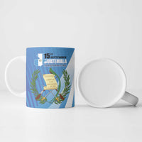 Guatemala Independence Day 1821 Ceramic Mug Libre crezca fecundo - Wonder Print Shop