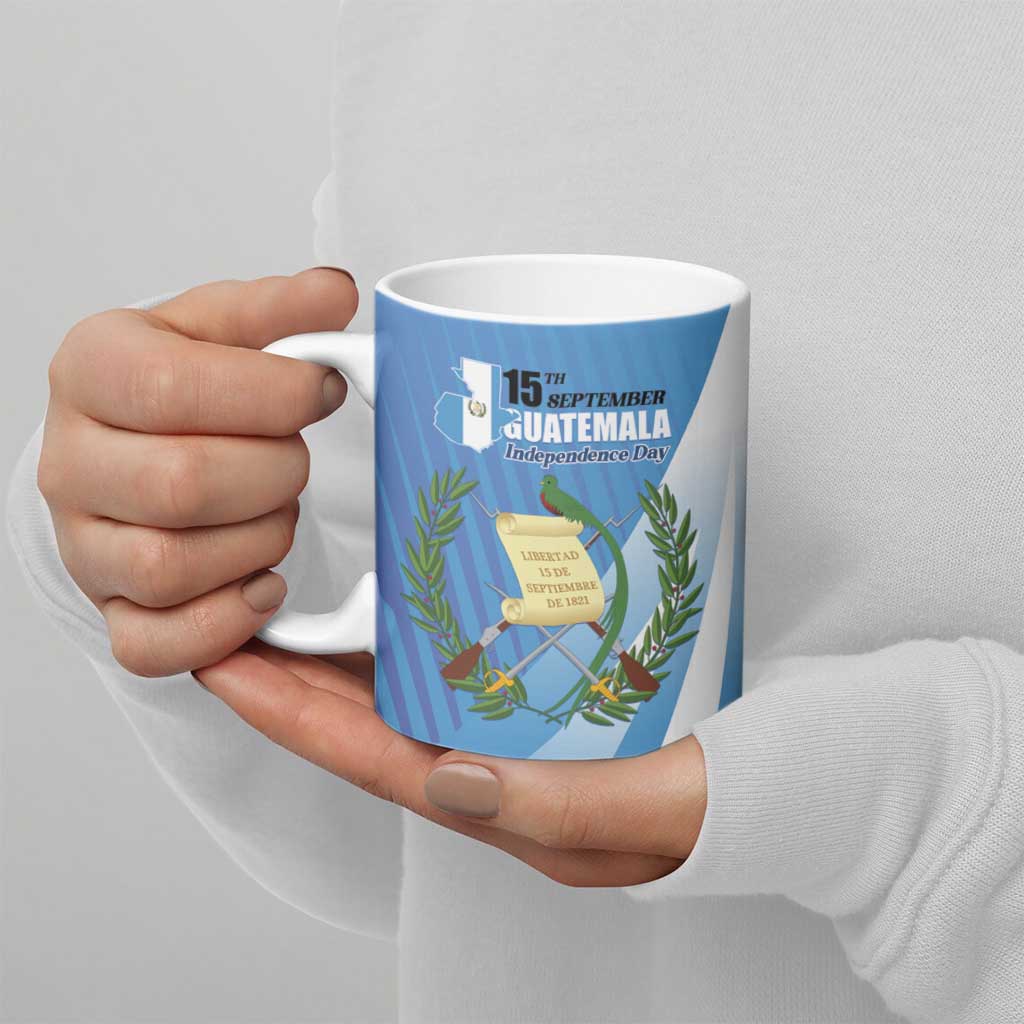 Guatemala Independence Day 1821 Ceramic Mug Libre crezca fecundo - Wonder Print Shop