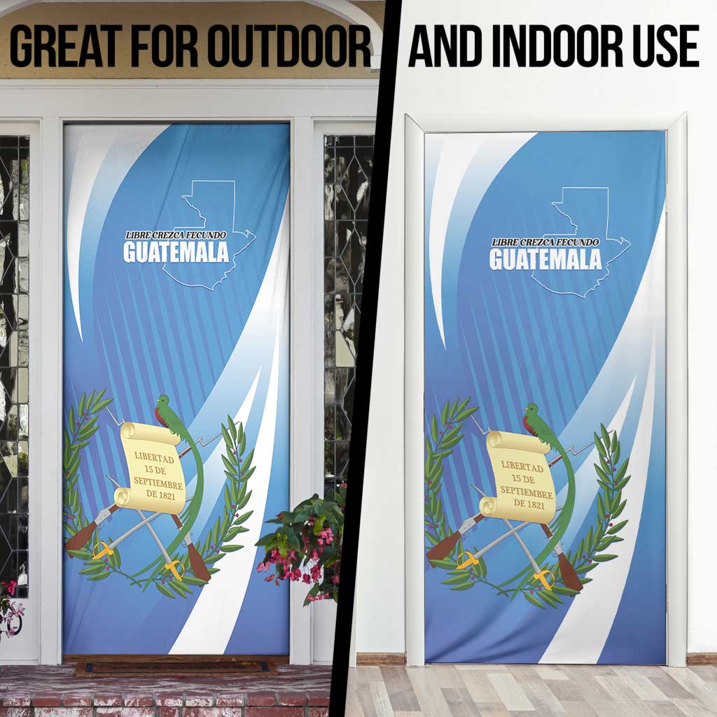 Guatemala Independence Day 1821 Door Cover Libre crezca fecundo - Wonder Print Shop