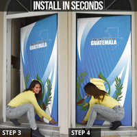 Guatemala Independence Day 1821 Door Cover Libre crezca fecundo - Wonder Print Shop