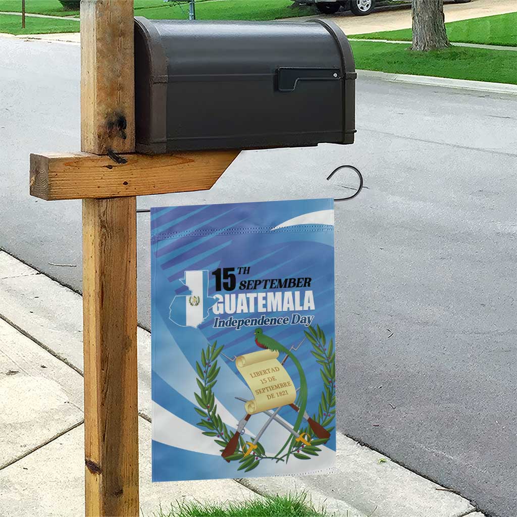Guatemala Independence Day 1821 Garden Flag Libre crezca fecundo - Wonder Print Shop