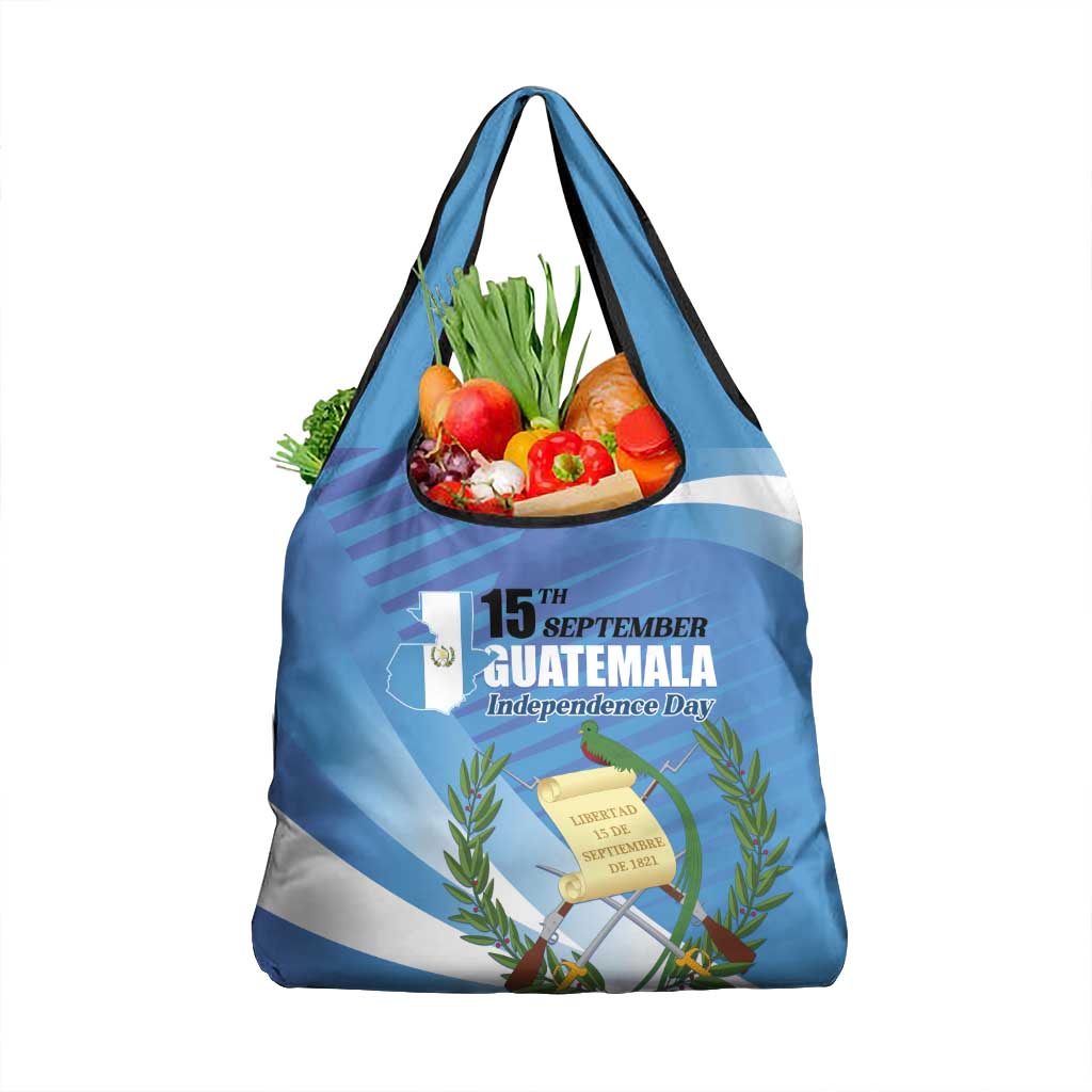 Guatemala Independence Day 1821 Grocery Bag Libre crezca fecundo - Wonder Print Shop