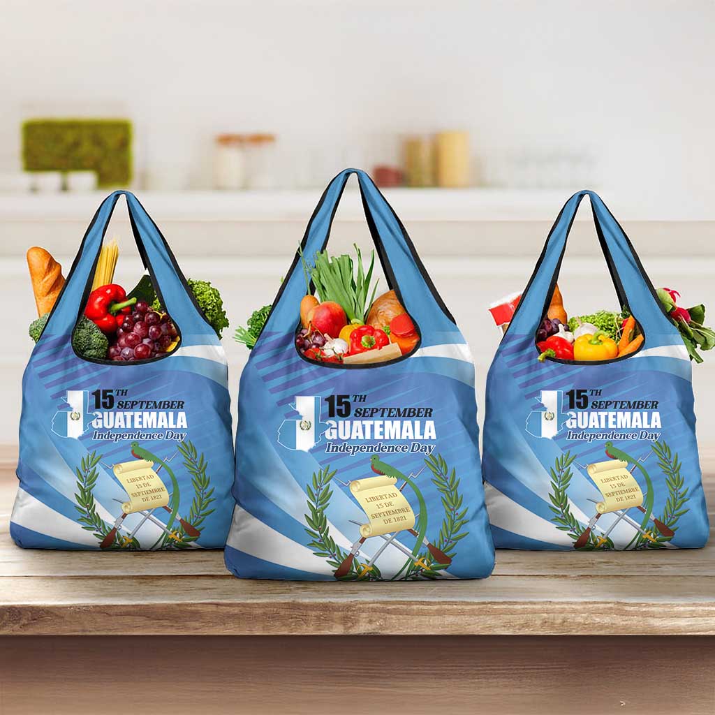 Guatemala Independence Day 1821 Grocery Bag Libre crezca fecundo - Wonder Print Shop