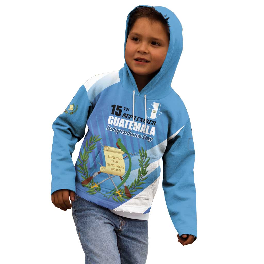 Guatemala Independence Day 1821 Kid Hoodie Libre crezca fecundo - Wonder Print Shop