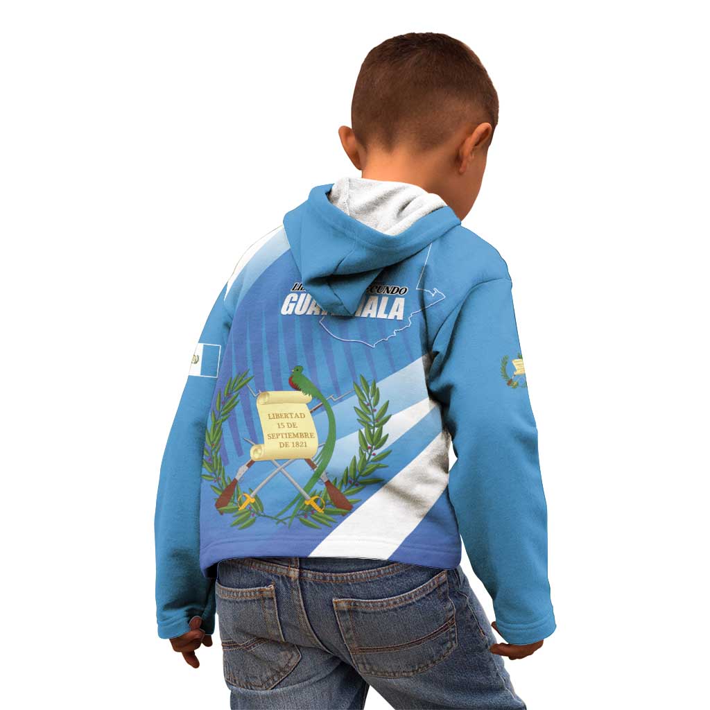 Guatemala Independence Day 1821 Kid Hoodie Libre crezca fecundo - Wonder Print Shop