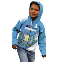 Guatemala Independence Day 1821 Kid Hoodie Libre crezca fecundo - Wonder Print Shop