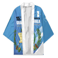 Guatemala Independence Day 1821 Kimono Libre crezca fecundo - Wonder Print Shop