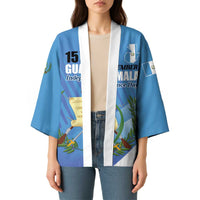 Guatemala Independence Day 1821 Kimono Libre crezca fecundo - Wonder Print Shop