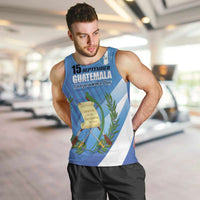 Guatemala Independence Day 1821 Men Tank Top Libre crezca fecundo - Wonder Print Shop