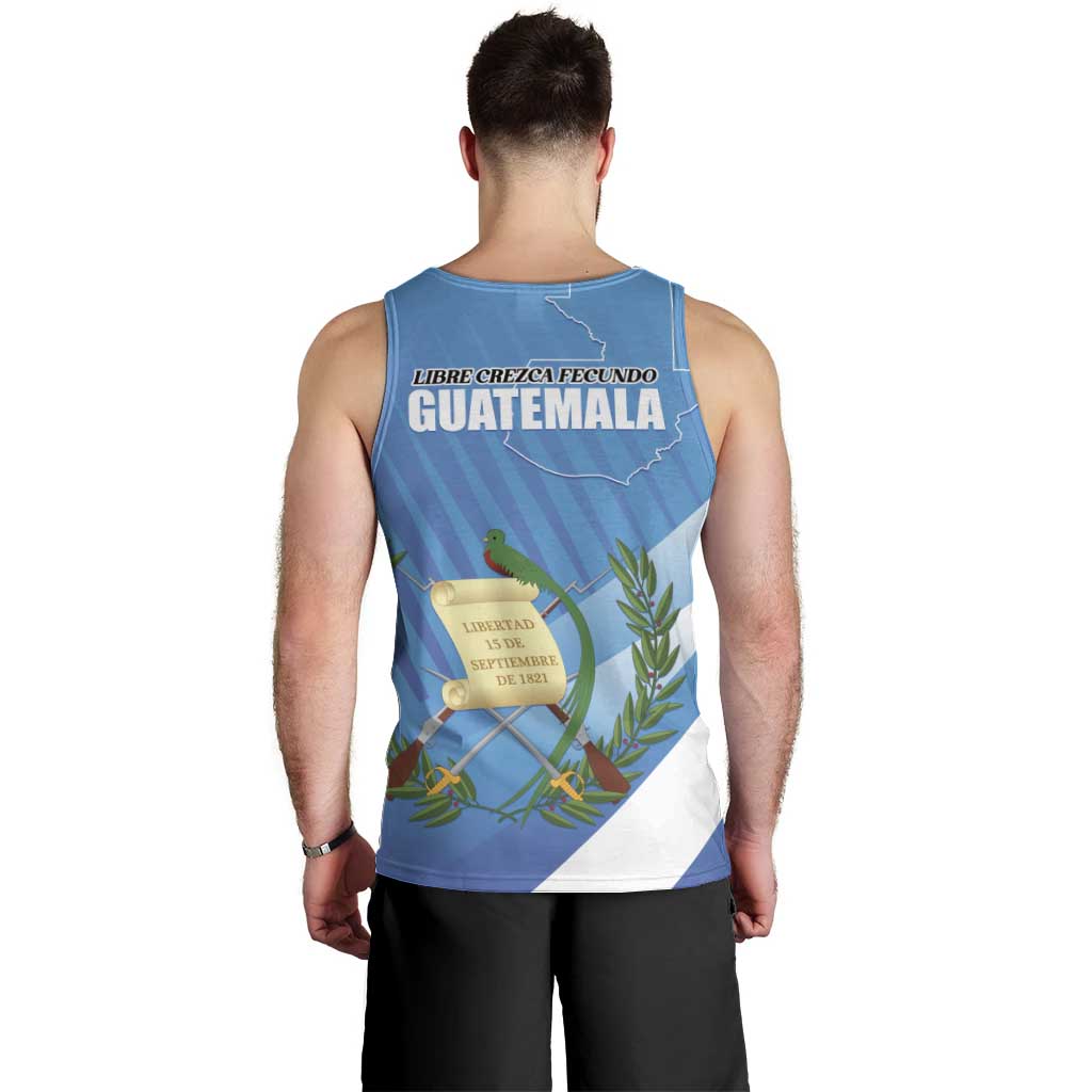 Guatemala Independence Day 1821 Men Tank Top Libre crezca fecundo - Wonder Print Shop