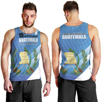 Guatemala Independence Day 1821 Men Tank Top Libre crezca fecundo - Wonder Print Shop