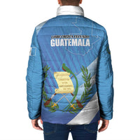Guatemala Independence Day 1821 Padded Jacket Libre crezca fecundo - Wonder Print Shop