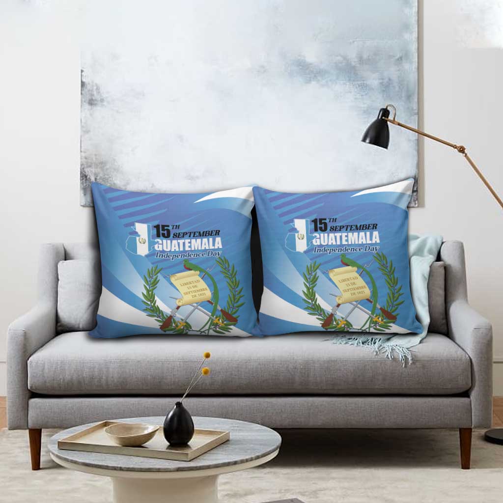 Guatemala Independence Day 1821 Pillow Cover Libre crezca fecundo - Wonder Print Shop