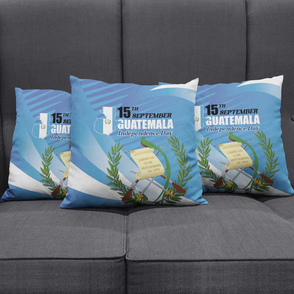 Guatemala Independence Day 1821 Pillow Cover Libre crezca fecundo - Wonder Print Shop