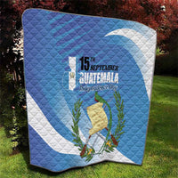 Guatemala Independence Day 1821 Quilt Libre crezca fecundo - Wonder Print Shop