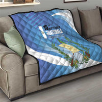 Guatemala Independence Day 1821 Quilt Libre crezca fecundo - Wonder Print Shop