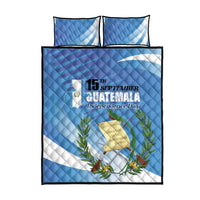 Guatemala Independence Day 1821 Quilt Bed Set Libre crezca fecundo - Wonder Print Shop