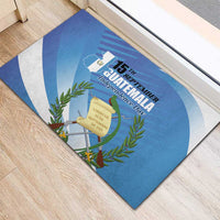 Guatemala Independence Day 1821 Rubber Doormat Libre crezca fecundo - Wonder Print Shop