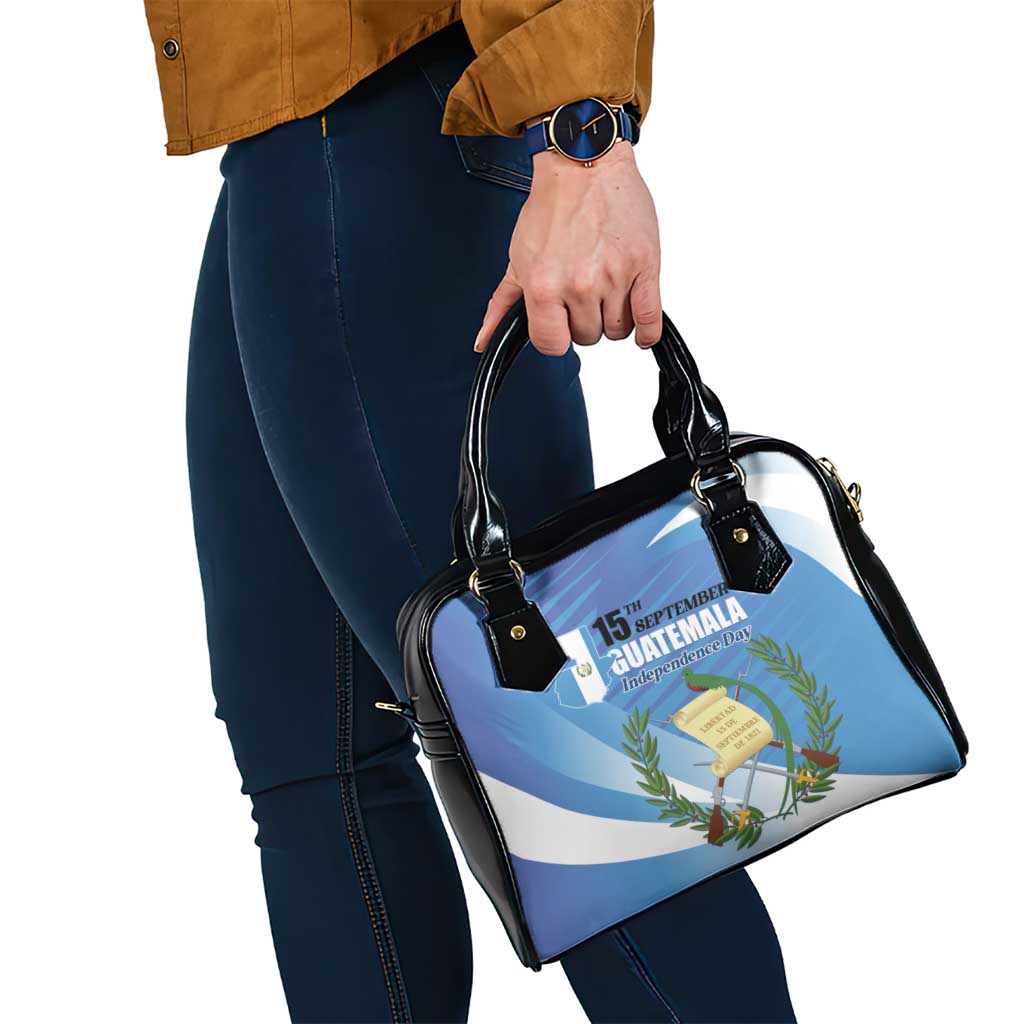 Guatemala Independence Day 1821 Shoulder Handbag Libre crezca fecundo - Wonder Print Shop