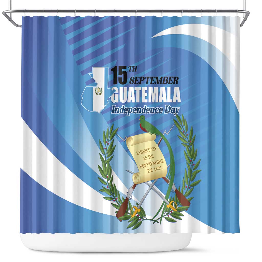 Guatemala Independence Day 1821 Shower Curtain Libre crezca fecundo - Wonder Print Shop