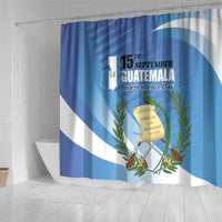 Guatemala Independence Day 1821 Shower Curtain Libre crezca fecundo - Wonder Print Shop