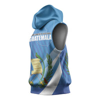 Guatemala Independence Day 1821 Sleeveless Hoodie Libre crezca fecundo - Wonder Print Shop