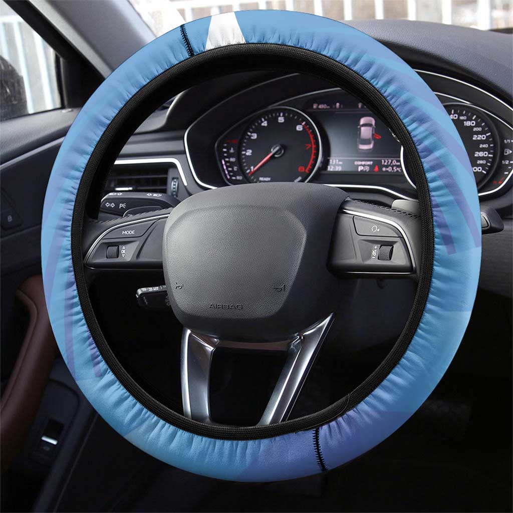 Guatemala Independence Day 1821 Steering Wheel Cover Libre crezca fecundo - Wonder Print Shop