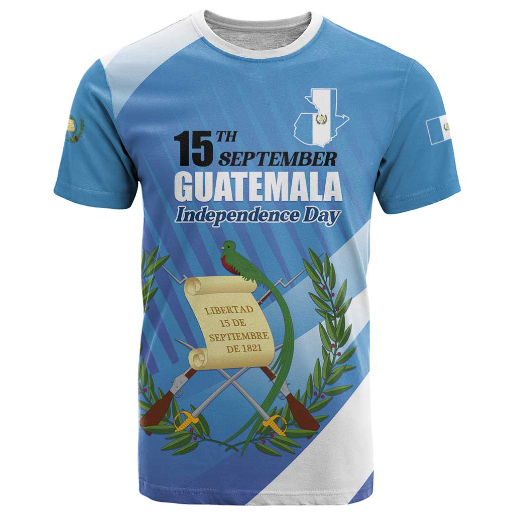 Guatemala Independence Day 1821 T Shirt Libre crezca fecundo - Wonder Print Shop