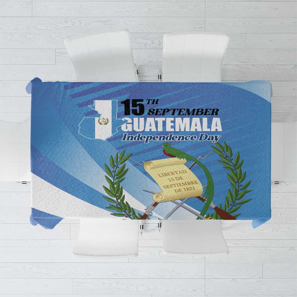 Guatemala Independence Day 1821 Tablecloth Libre crezca fecundo - Wonder Print Shop